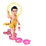 Phat Dan Vesak Buddha Baby Painting Transparent Background
